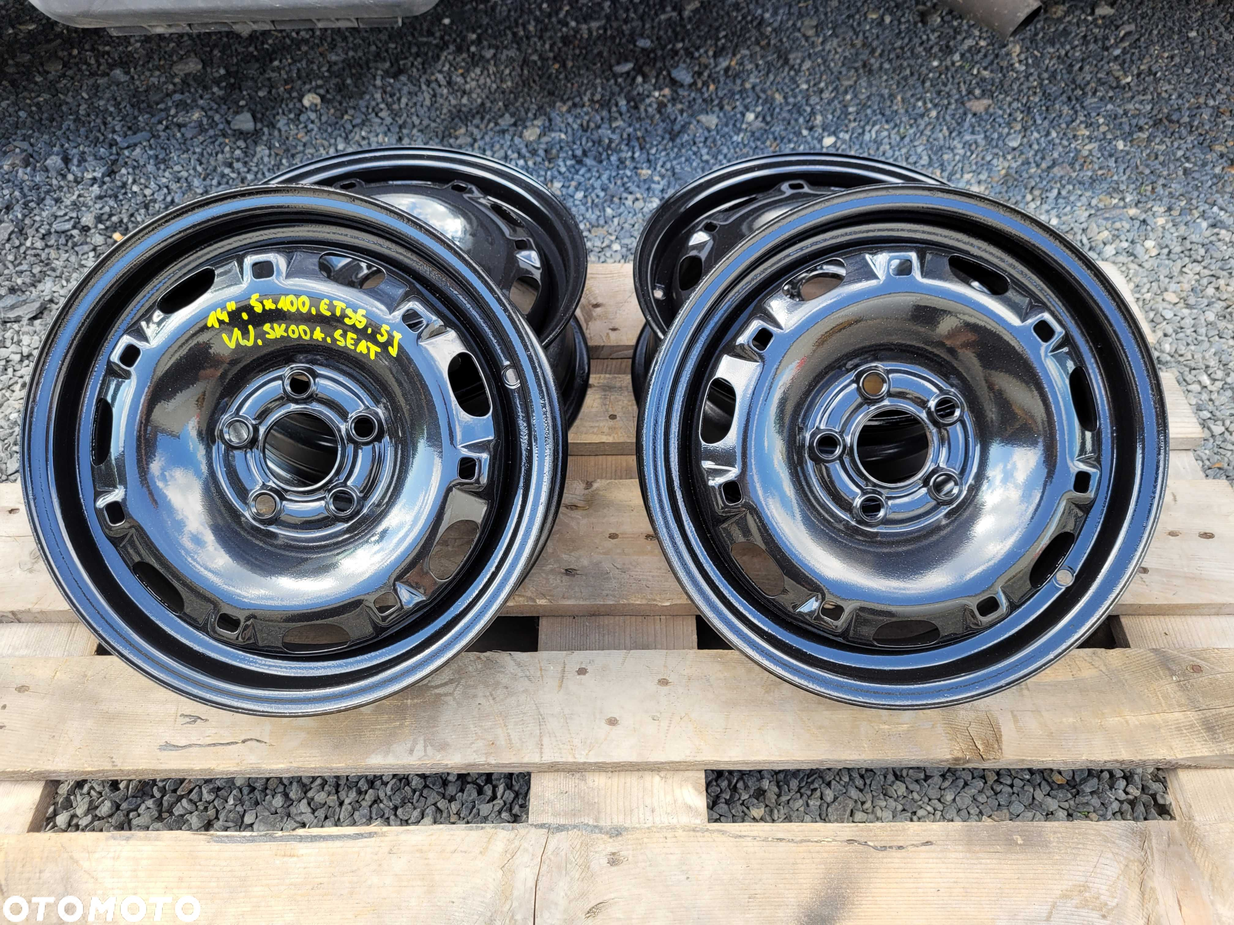 Felgi Stalowe Stalówki VW SKODA SEAT - 14 cali 5x100 - 4