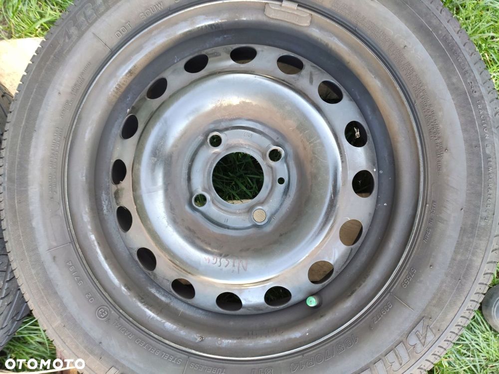 KOŁA FELGI STALOWE OPONY LATO NISSAN MICRA 14'' - 3