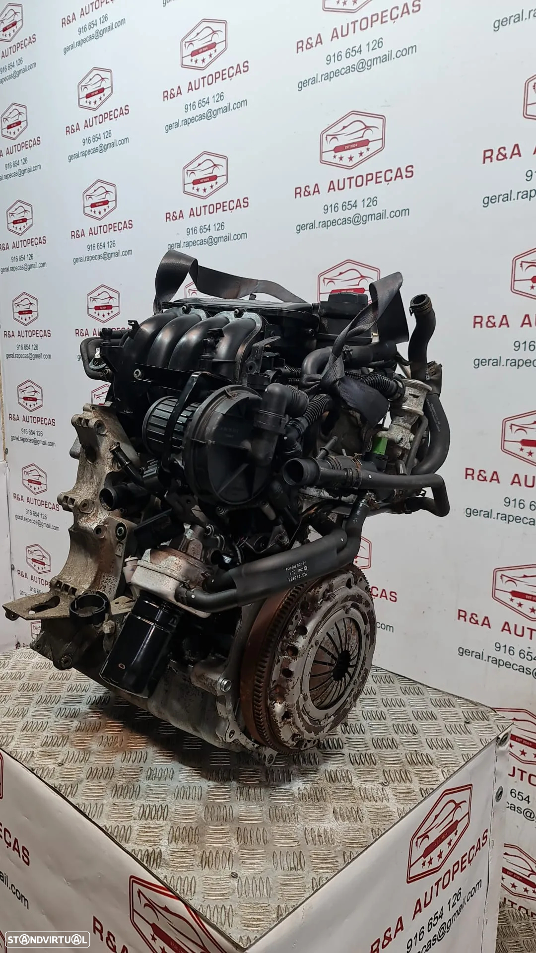 Motor Completo VW New Beetle 1.6 8V Ref BFS - 3