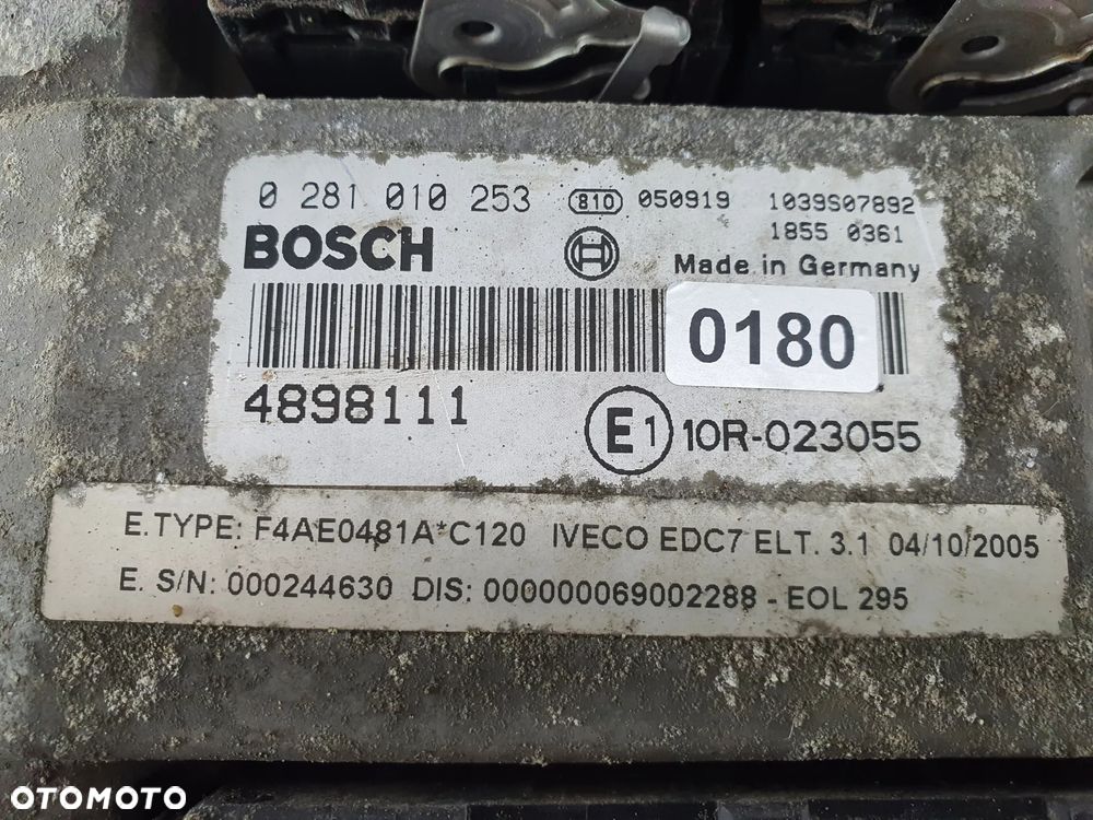 STEROWNIK SILNIKA KOMPUTER IVECO EURO CARGO 0281010253 ECU WTYCZKI - 3