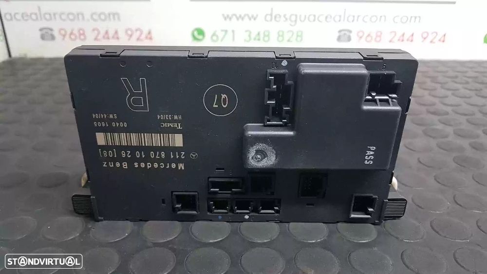 CENTRALINA FECHO MERCEDES-BENZ CLASSE E 2006 -A2118701026 - 1