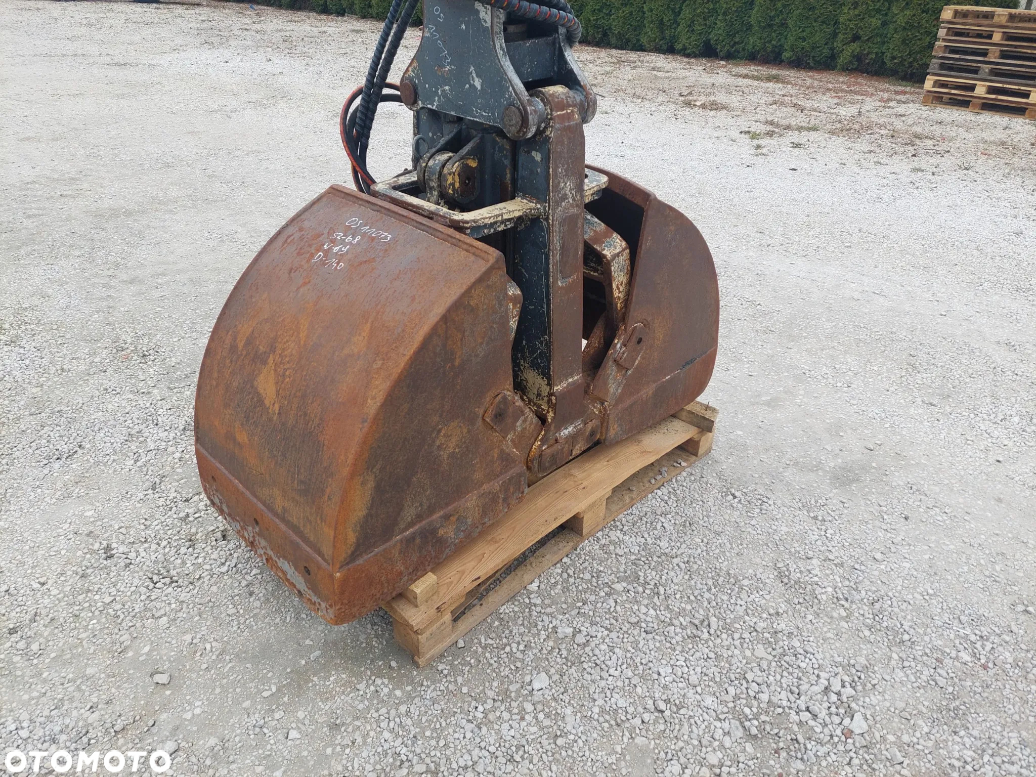 Łyżka chwytakowa, chwytak obrotowy rotor rotator koparki na szybkozłącze Nado SK 15 20 Komatsu PW PC 130 138 140 148 160 180 210 - 3