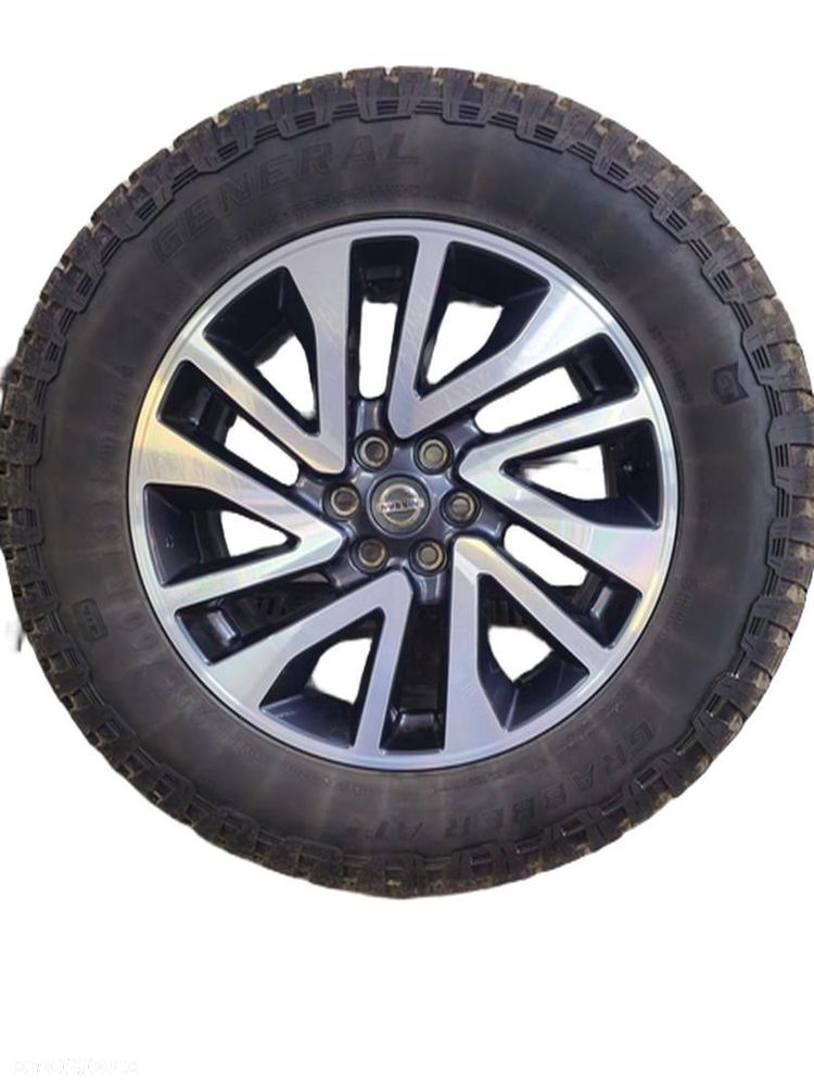 KOMPLET KÓŁ NISSAN NAVARA 7x18 6x114,3 ET45 255/60R18 GENERAL AT3 - 4