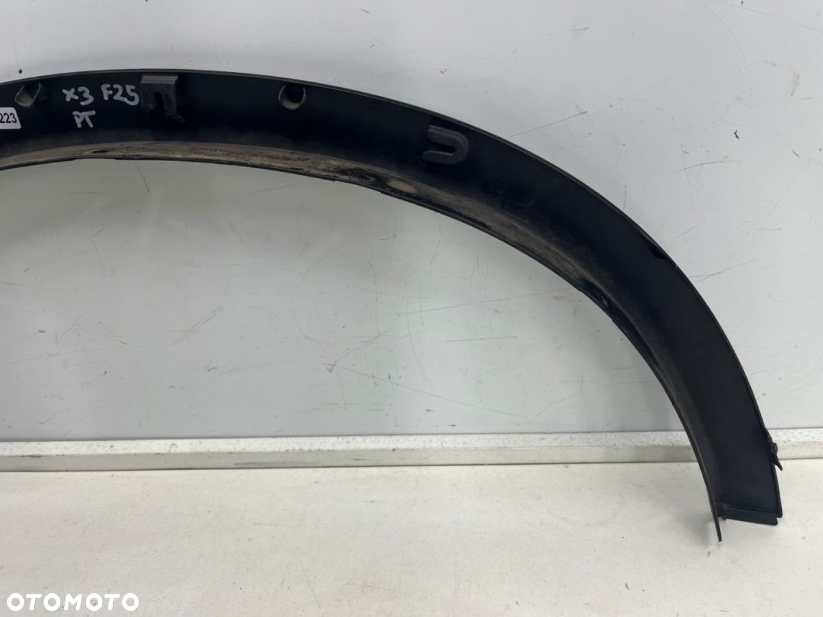 Listwa BMW X3 F25 10-17r. prawy tylny rant nadkola błotnika nakładka 7210084 - 14