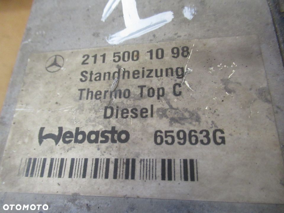 WEBASTO OGRZEWANIE POSTOJOWE MERCEDES E-KLASA W211 2115001098 - 8