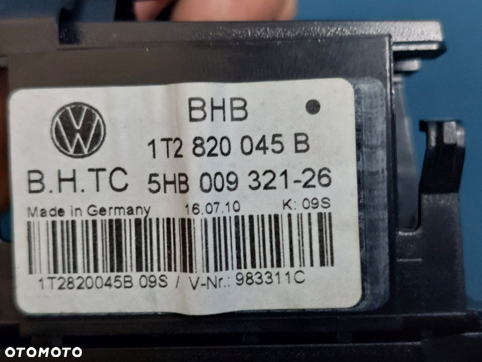 Panel klimatyzacji Seat Leon II 1T2820045B - 3