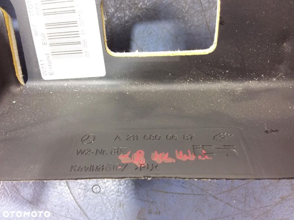 MERCEDES E KLASA W211 DESKA ROZDZIELCZA KONSOLA PODUSZKI EUROPA - 7