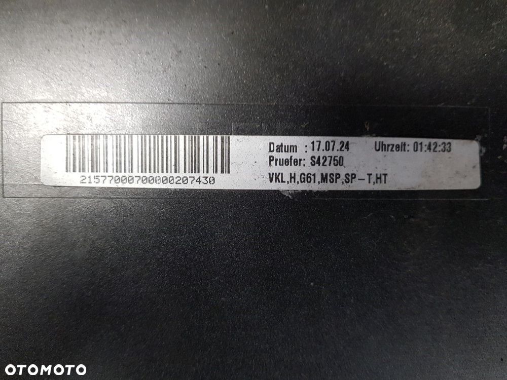BARDZO ŁADNY ZDERZAK SPOILER TYLNY TYŁ BMW 5 KOMBI M-PAKIET G61 23-25 8084715 6xPDC - 11