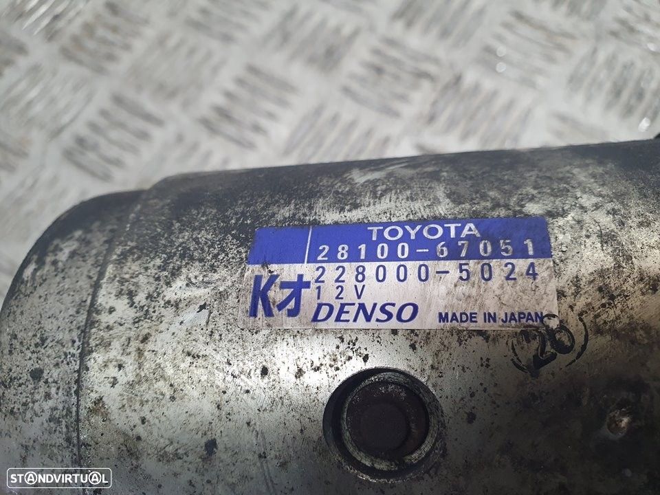 MOTOR ARRANQUE TOYOTA LAND CRUISER PRADO 2010 -2810067051 - 4