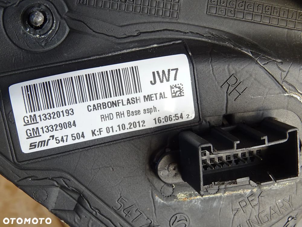 OPEL INSIGNIA A LUSTERKO ZEWNĘTRZNE LEWE PRAWE Z22C 5PIN - 11