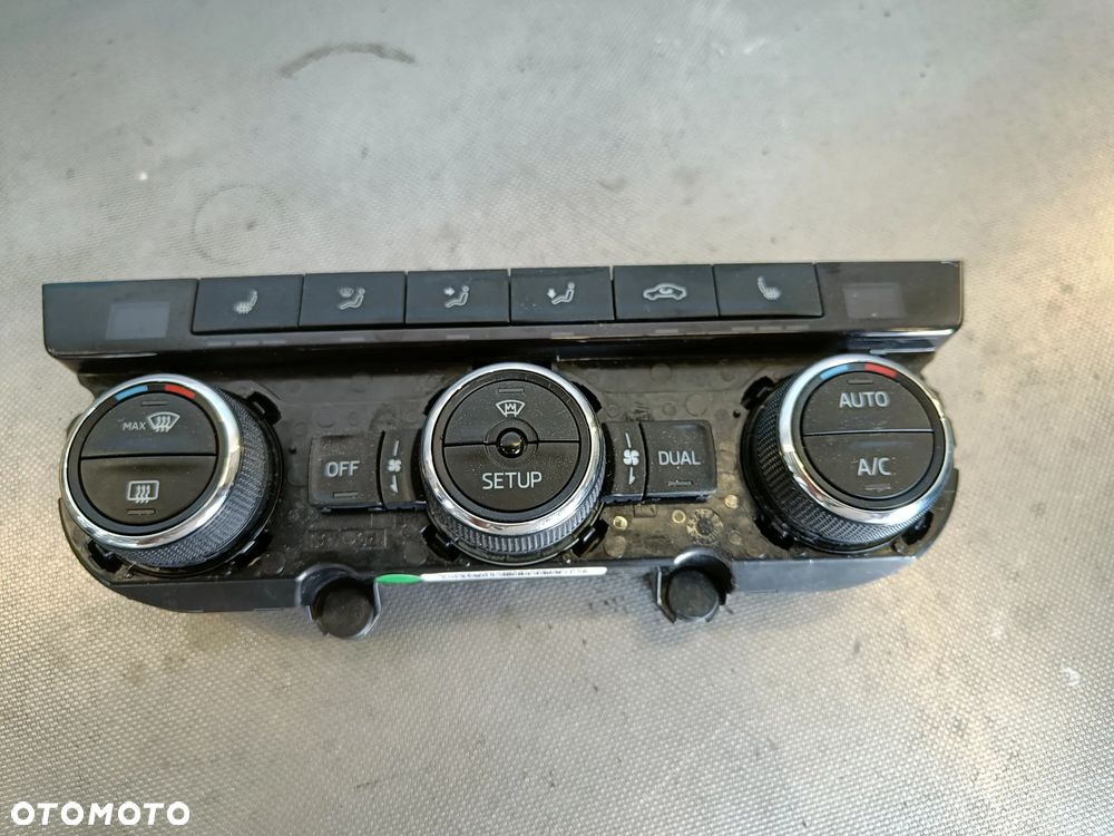 Skoda Octavia 3 III Panel Sterowania Nawiewu Klimatyzacji 5E0907044N - 1