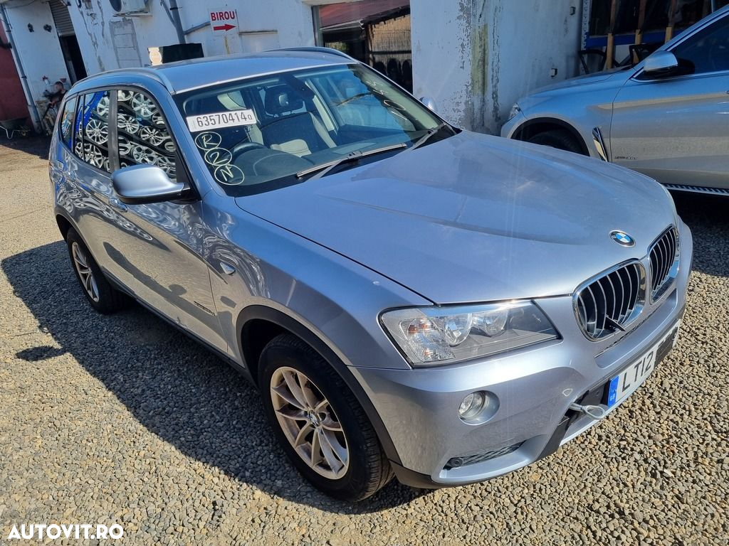 Aripa Stanga Fata BMW X3 F25 2010 - 2014 4 Usi GRI (1044) ZGARIATA - 9