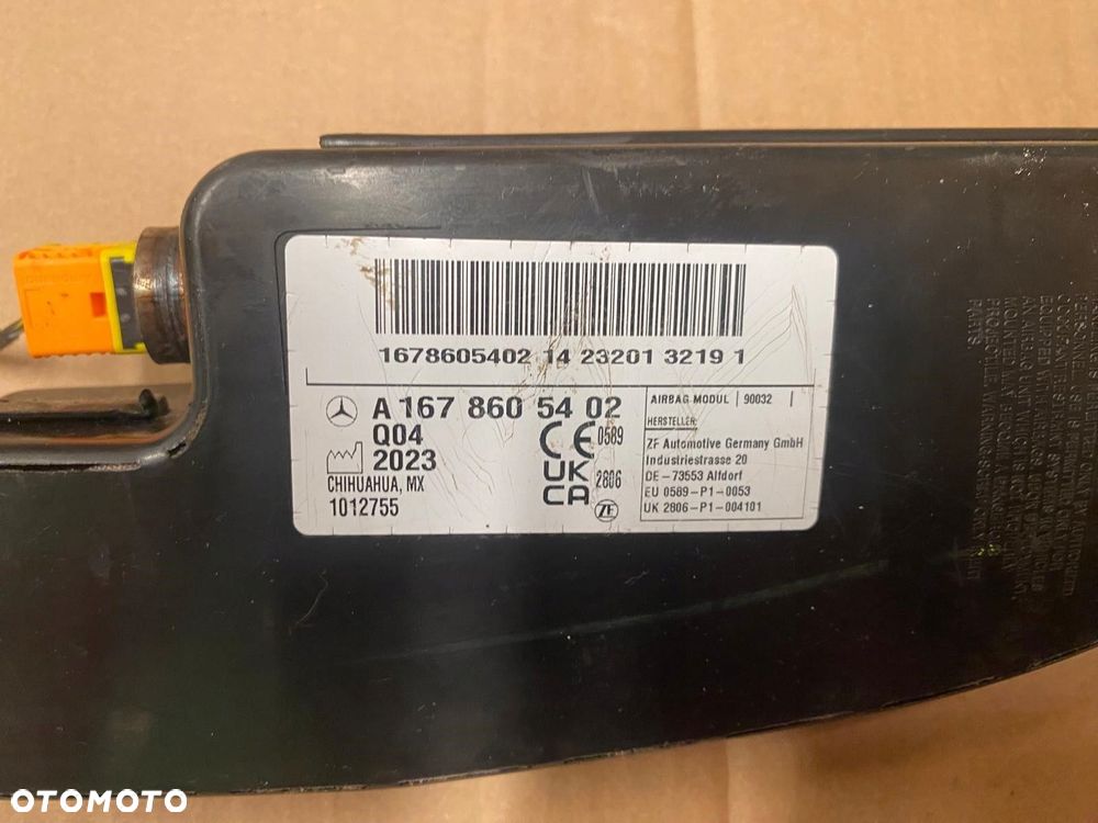 poduszka airbag fotela lewa lub prawa mercedes gle 1678605402 1678605302 - 4