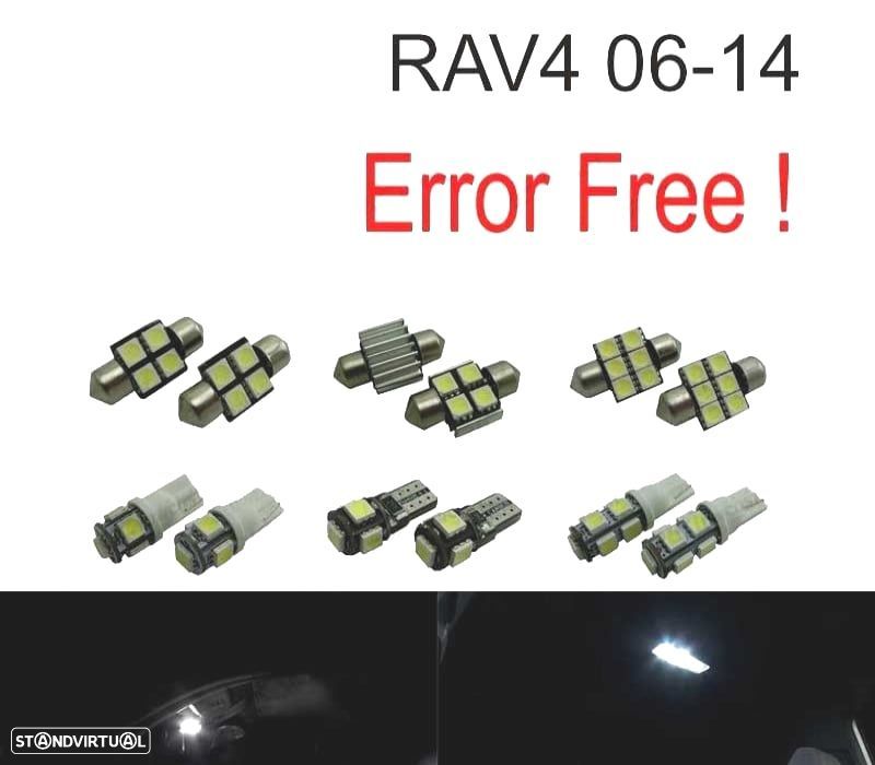 KIT COMPLETO 10 LAMPADAS LED INTERIOR PARA TOYOTA RAV4 06-14 - 1