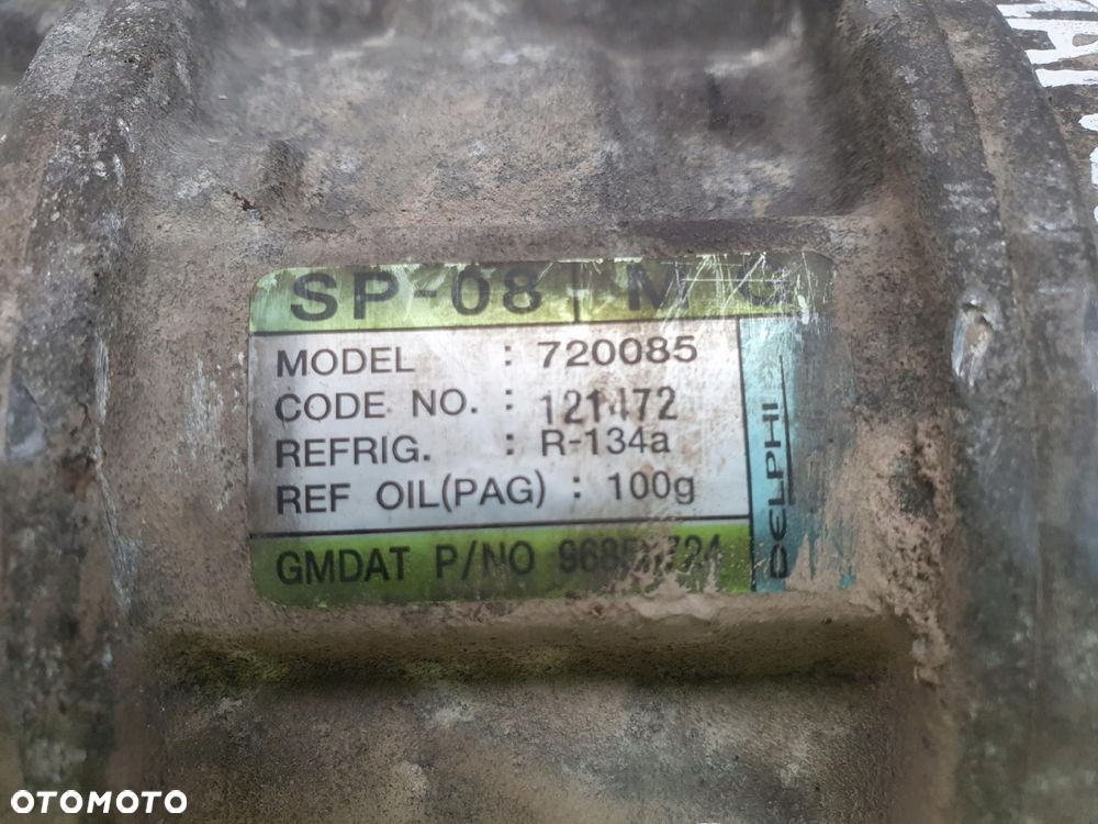 SPRĘŻARKA KLIMATYZACJI Chevrolet Matiz 1.0 B _ pompa 720085 - 16