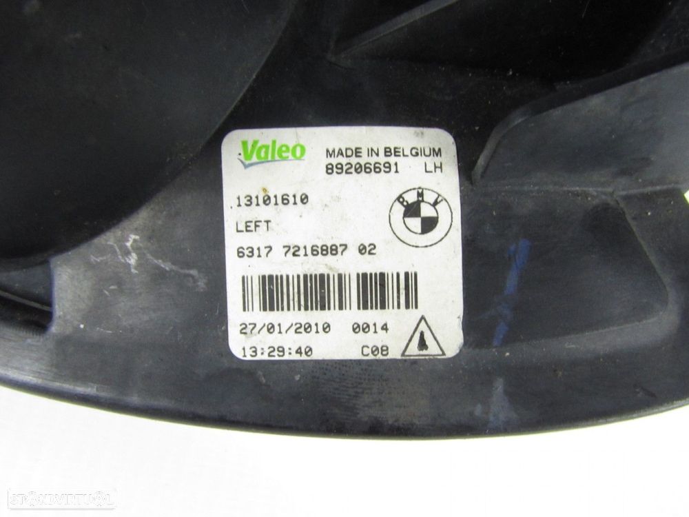 Farol nevoeiro Esquerdo Seminovo/ Original BMW 5 (F10)/BMW 5 Touring (F11) 63177... - 3