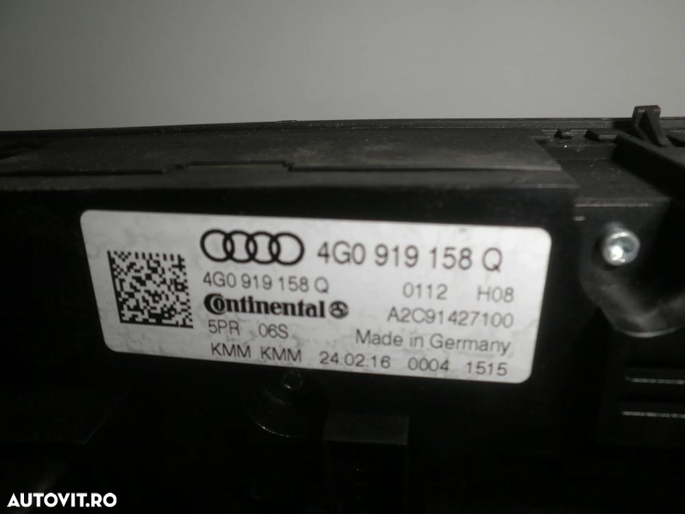 Panou clima spate Audi A6 C7 Facelift 2016 4G0919158Q - 3