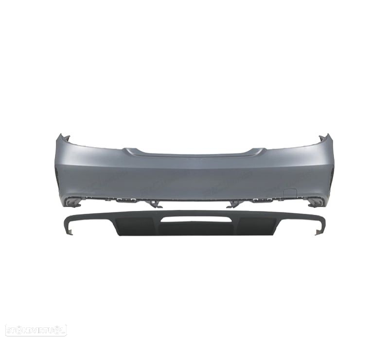 PÁRA-CHOQUES TRASEIRO MERCEDES CLASE CLS W218 15-17 LOOK AMG - 2