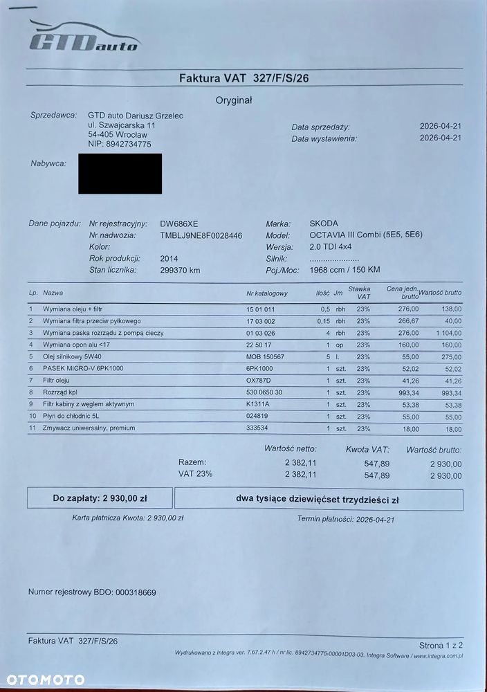 Skoda Octavia 2.0 TDI 4x4 Elegance - 11