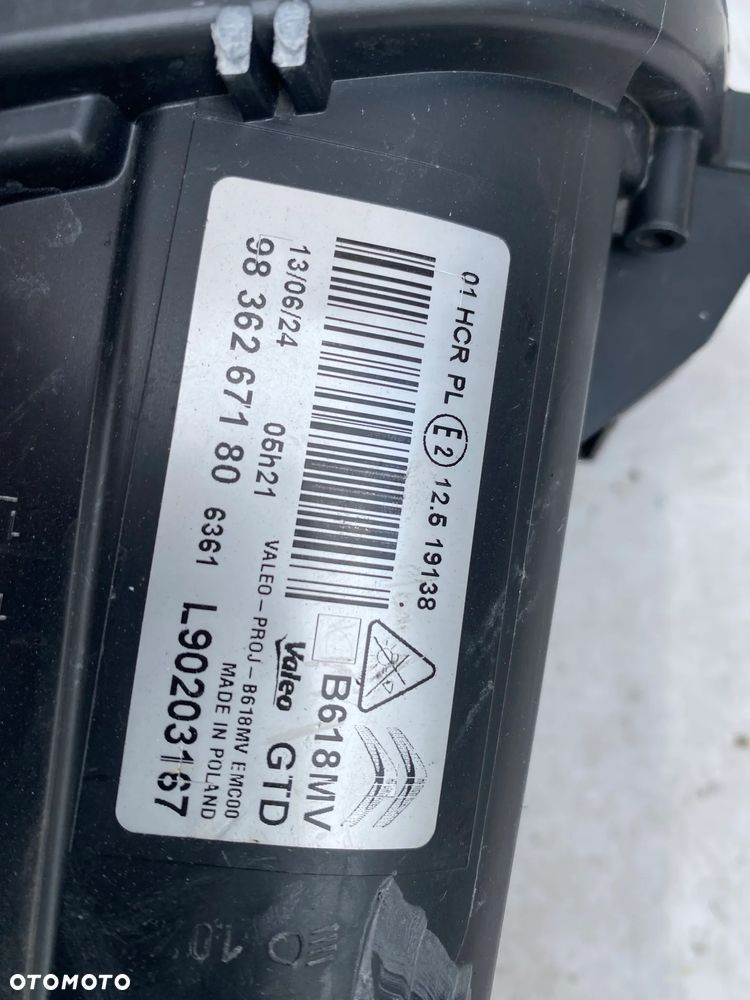 lampa citroen c3 III lift full led lewa eu cała - 5