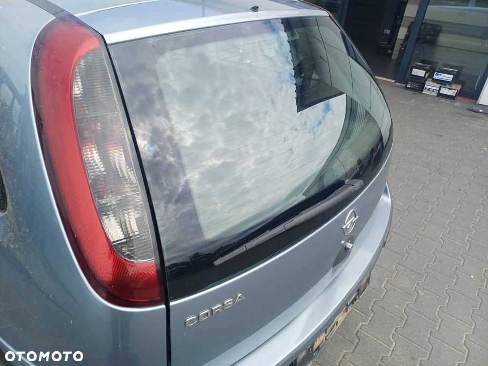 KOMPLETNY TYŁ OPEL CORSA C LIFT Z163 KLAPA BAGAŻNIKA ZDERZAK TYŁ LAMPY - 3
