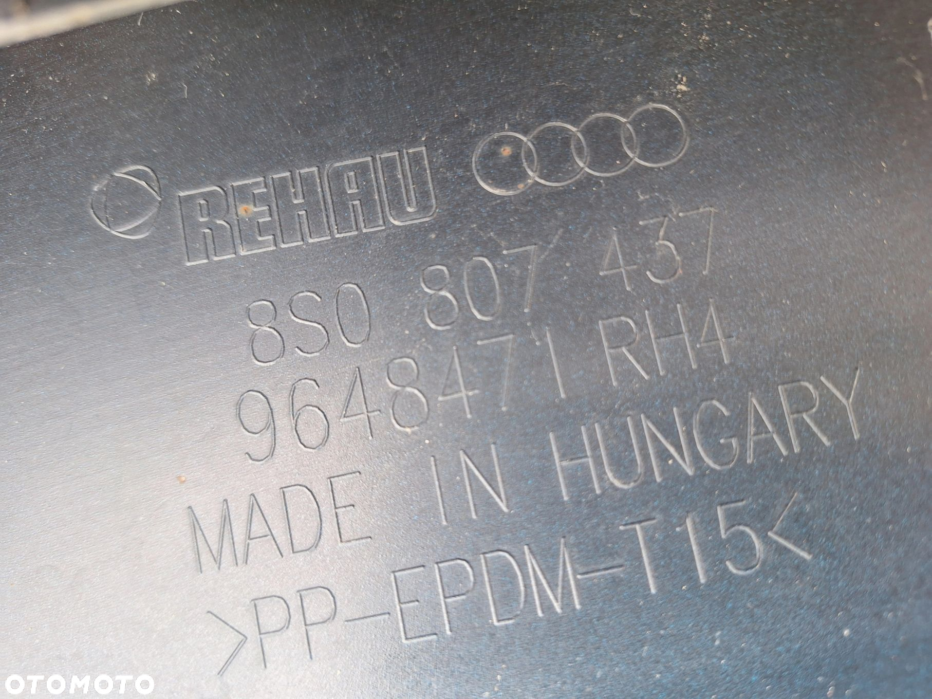 AUDI TT TTS 8S LIFT S-LINE 19-23 CAŁY-NIE KLEJONY! ZDERZAK PRZÓD PRZEDNI 8S0807437 WYSYŁKA 24H - 15