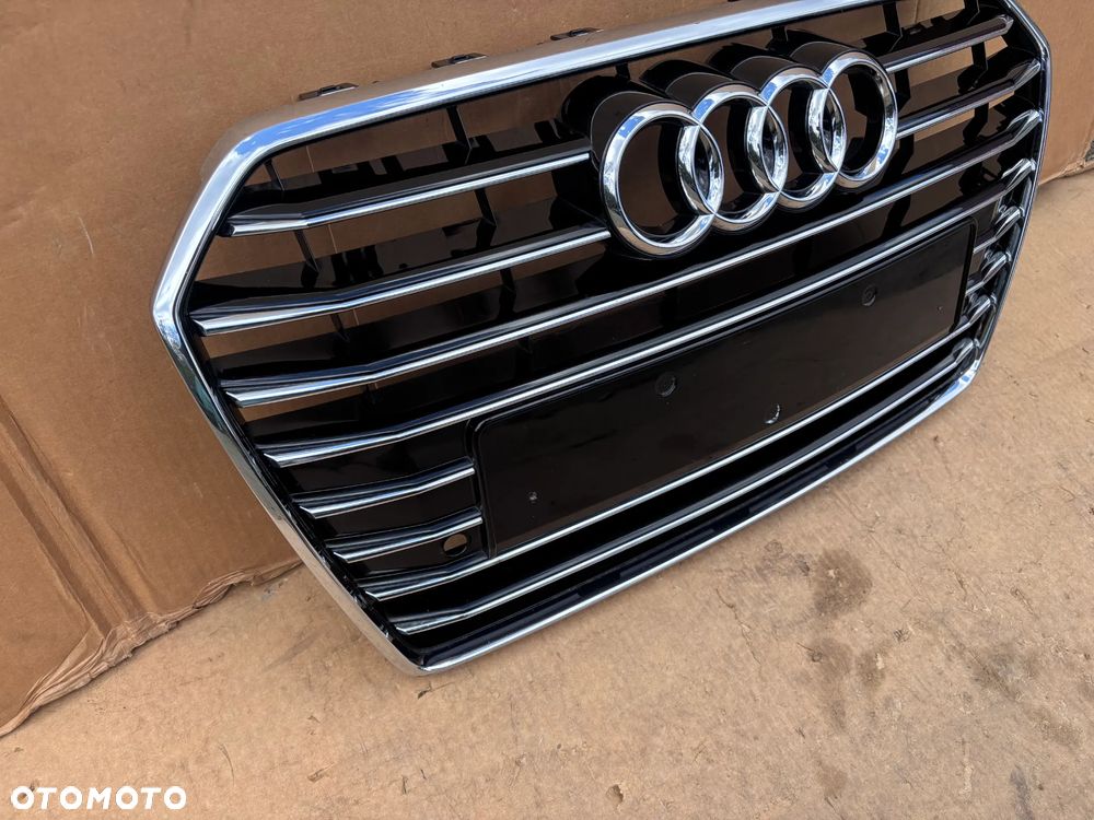 Audi A6 4G C7 Lift 4G0 Znaczek Oryginalna Atrapa Grill Zderzaka Przedniego Przednia 4G0853651AE 4G0853651AF 4G0853653K PDC Pod Czujniki Parkowania - 2