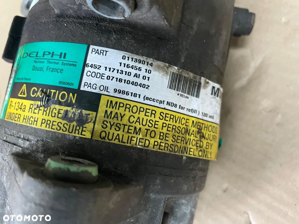 MINI COOPER 1.6 16V SPRĘŻARKA KLIMATYZACJI 01139014 - 3