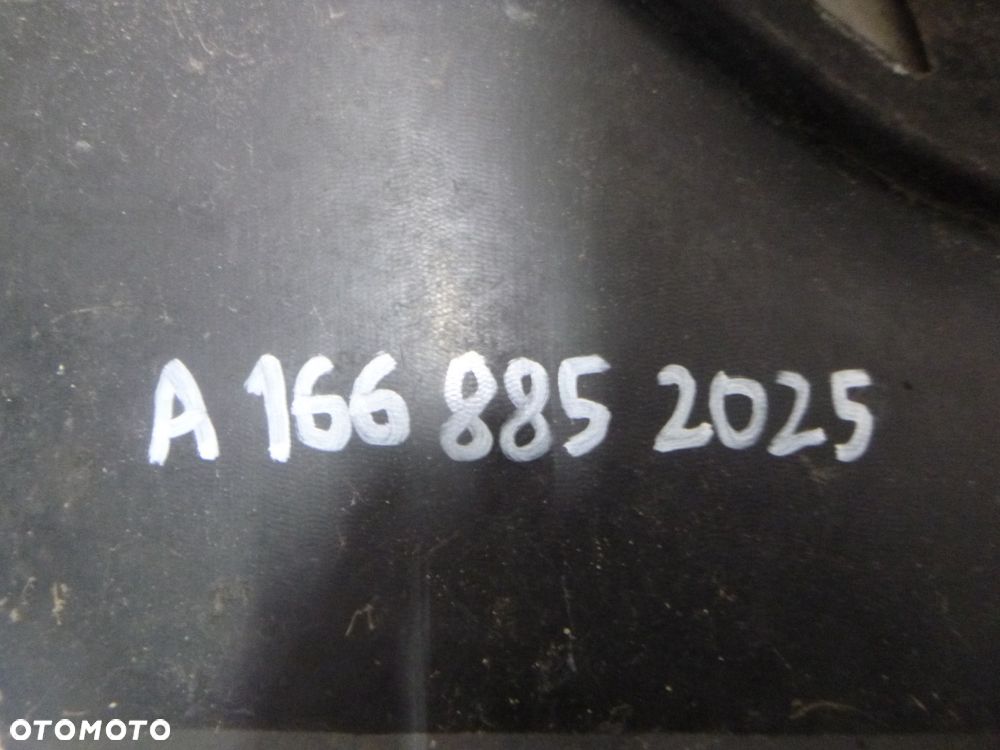 mercedes ml w166 spoiler dokładka zderzaka tył chrom - 2