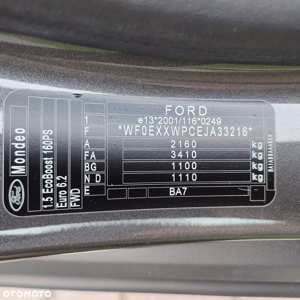 Ford Mondeo 1.5 EcoBoost Trend - 6