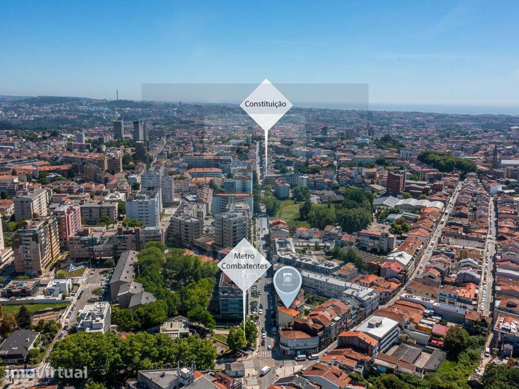 APARTAMENTO T2 C/ TERRAÇO || PRÓXIMO AO METRO || PORTO - Grande imagem: 5/8