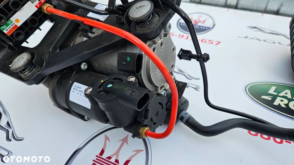 Jaguar XJ 351 LIFT 2015-2019 Kompletny kompresor zawieszenia NIVO Butla Blok zaworowy Sprężarka GW93-5B709-AB - 8