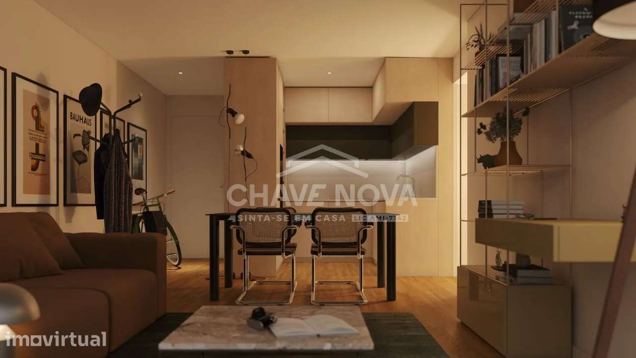 T1 Novo c/ varanda e Lugar de Garagem -  Sta. Marinha - Gaia - Grande imagem: 5/15