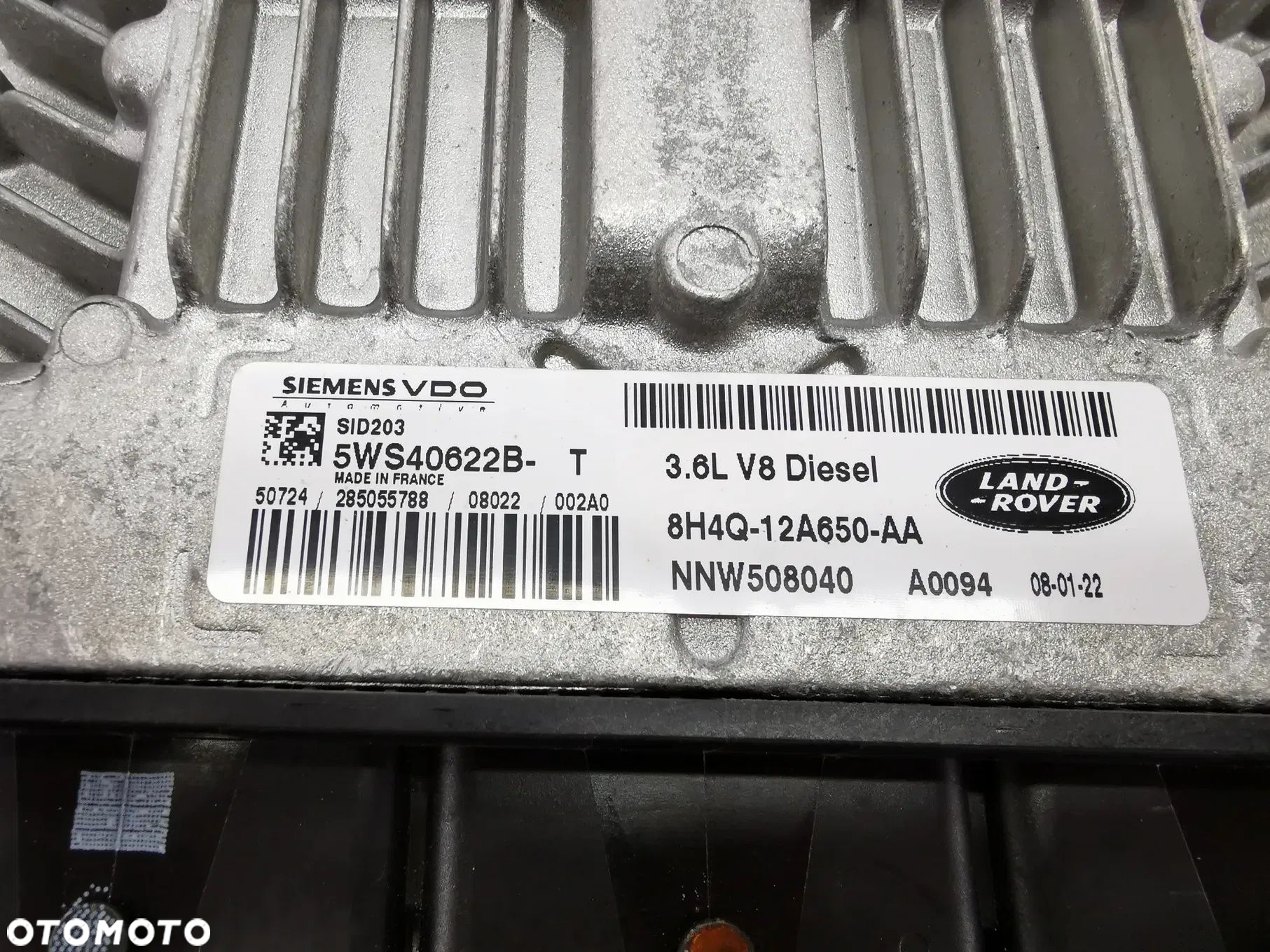RANGE ROVER SPORT L320 STEROWNIK SILNIKA 5WS40622B 8H4Q-12A650-AA - 2