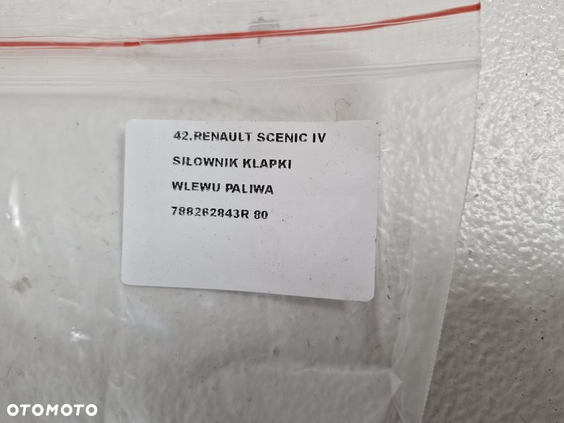RENAULT SCENIC IV 4 SIŁOWNIK KLAPKI WLEWU PALIWA 788262843R - 6
