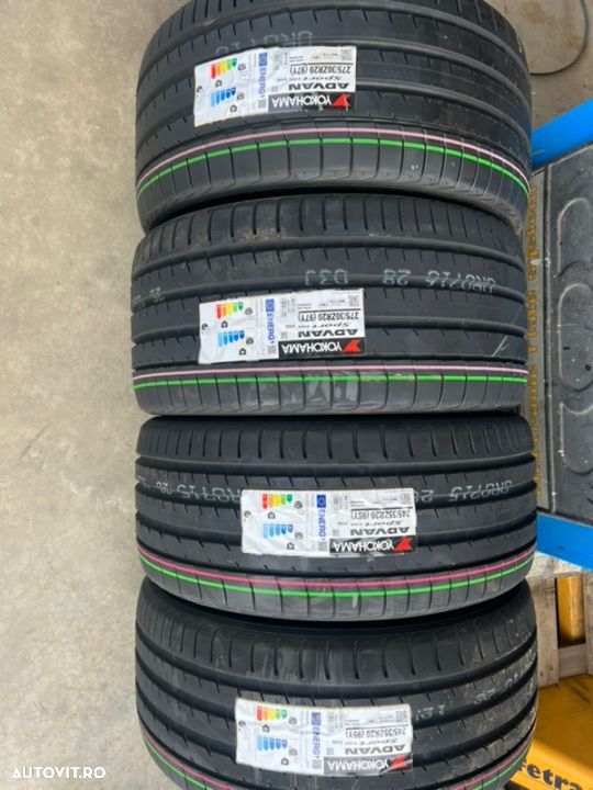 vând set anvelope 245/35/20-275/30/20 Yokohama de vară noi - 1