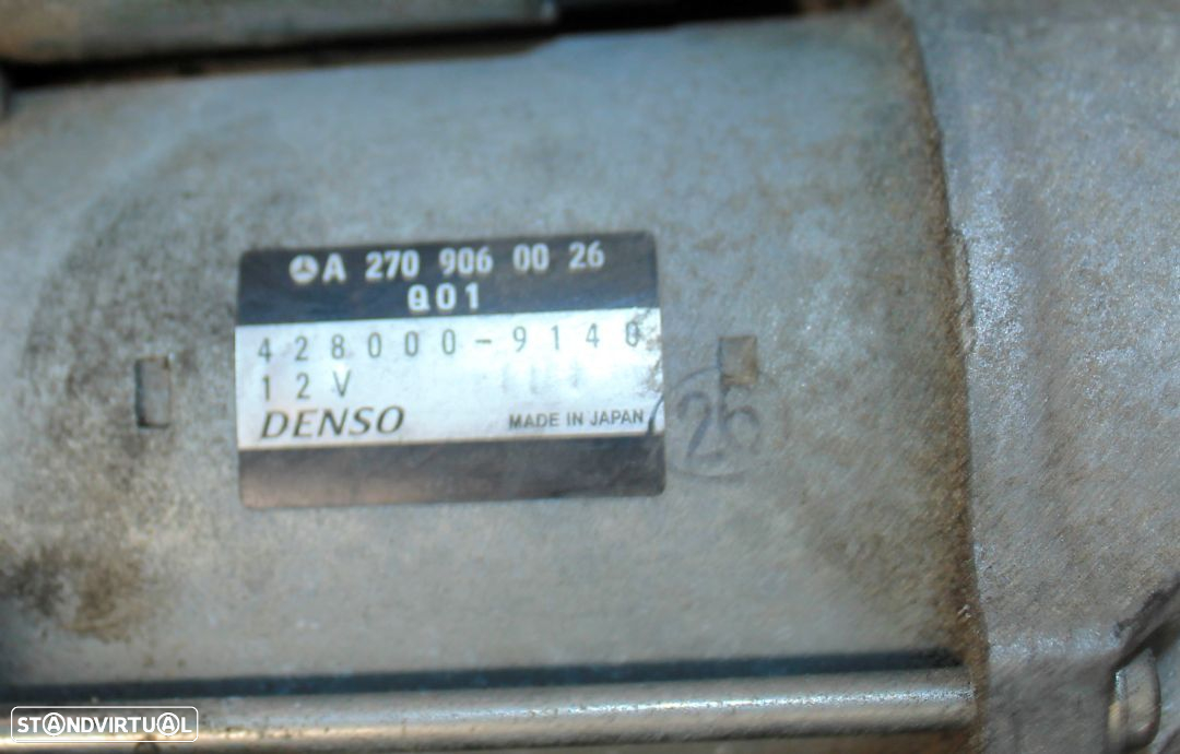 Motor de Arranque Mercedes CLA - 3