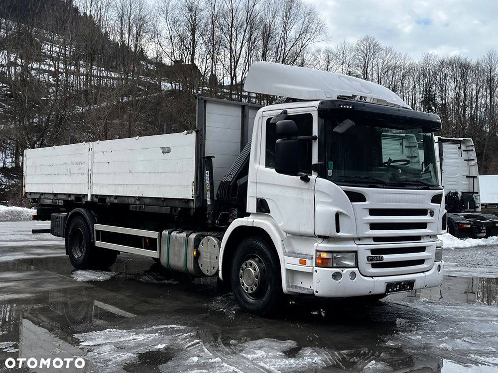 Scania P340 Opticruise 2009 // HDS Hiab 099B-2CL // Zabudowa Burtowa // Burty 1m // - 8