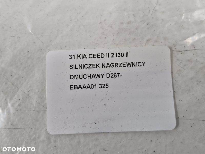 KIA CEED II 2 I30 II SILNICZEK NAGRZEWNICY DMUCHAWY D267-EBAAA01 - 6