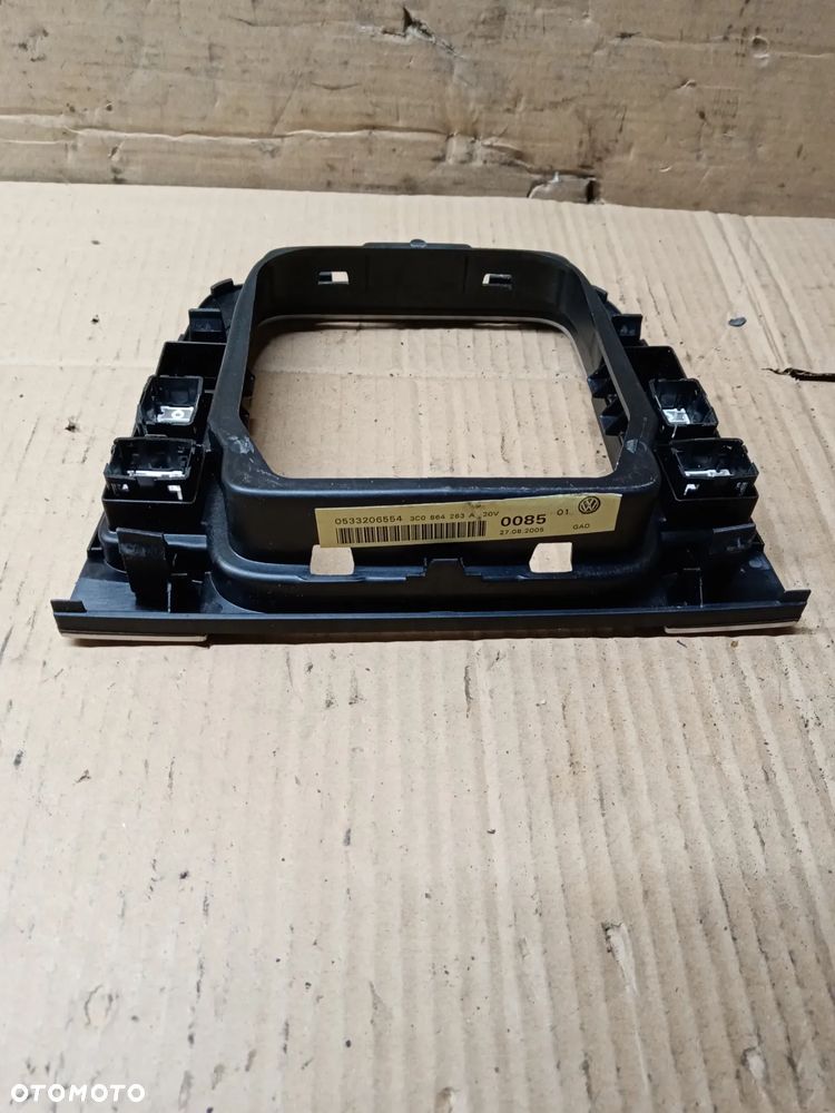 Ramka dekor tunelu wybieraka VW Passat B6 3C0864263A - 4