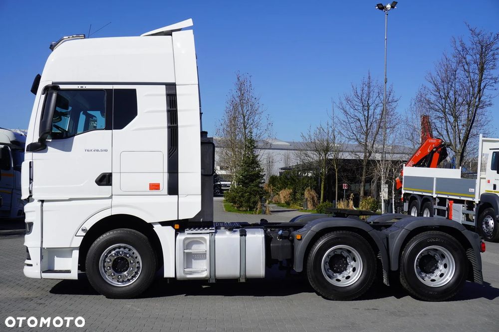 MAN TGX 28.510 6x2 / Kab. Sypialna / NOWE opony / DMC 65 t - 6