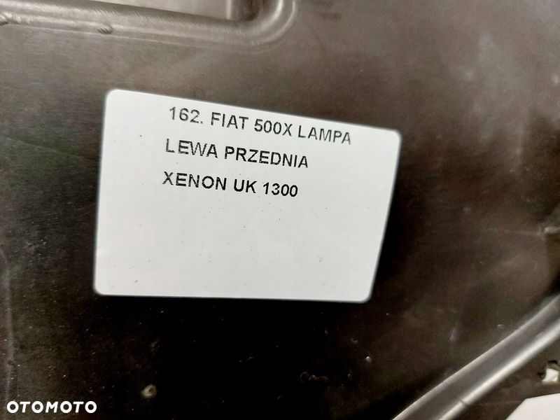 fiat 500x lampa lewy przód przednia xenon uk 0051978449 - 9