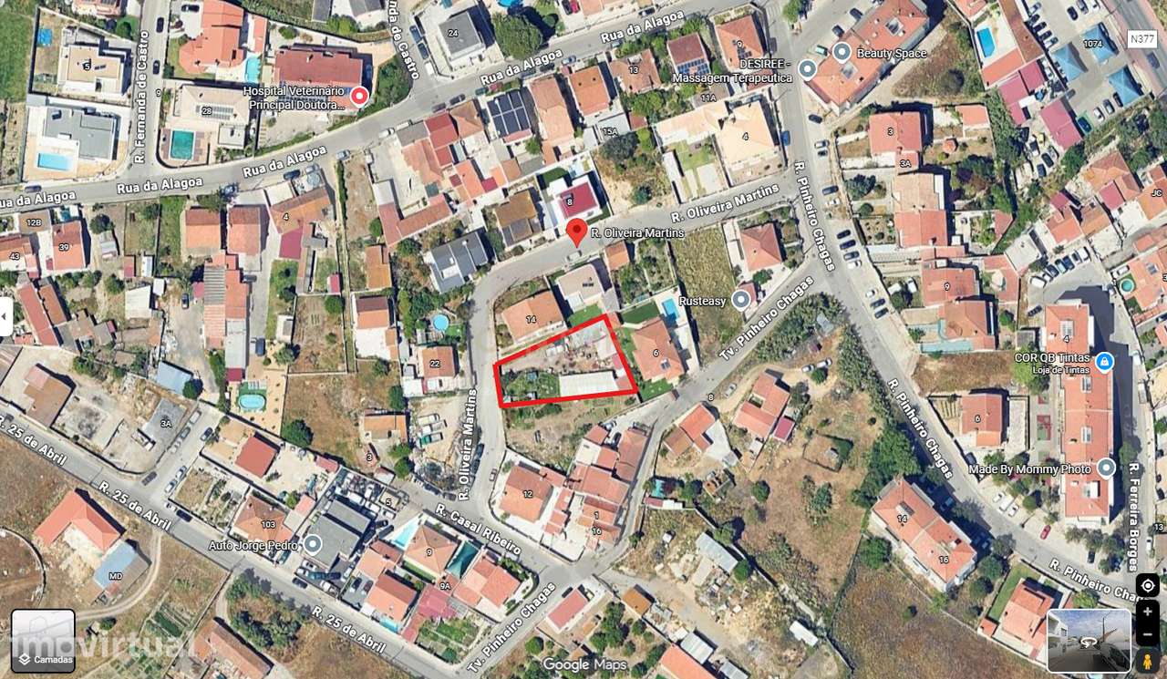 Terreno 607m2 para construção, com projeto Comunicação Prévia, Charnec - Grande imagem: 5/13