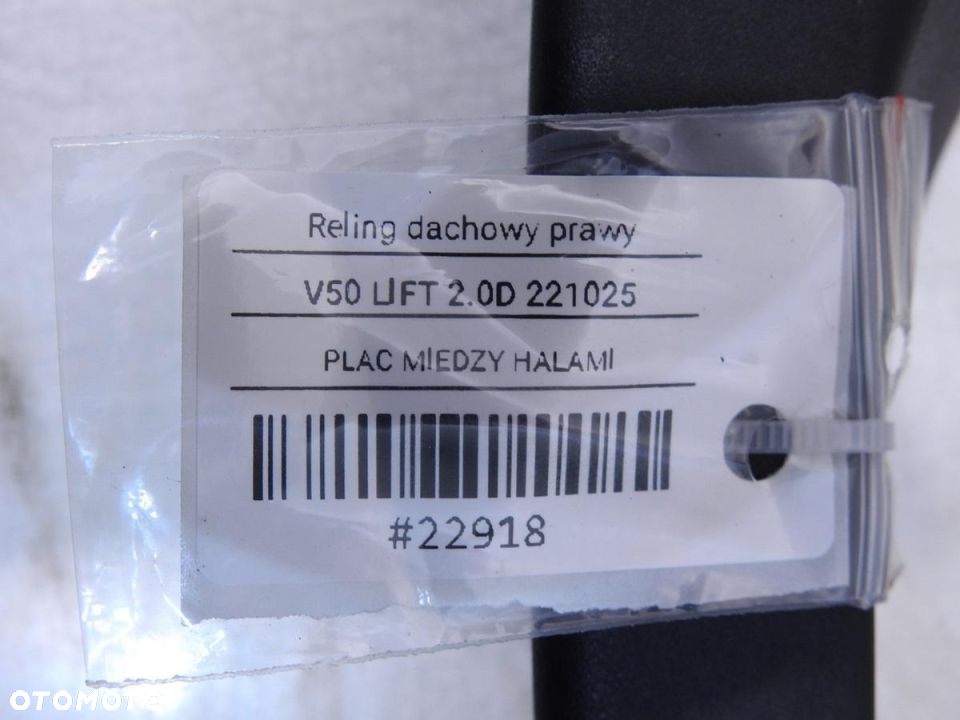 RELING DACHOWY PRAWY VOLVO V50 LIFT - 10