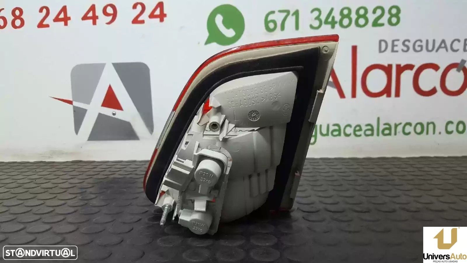 FAROLIM TRASEIRO ESQUERDO MERCEDES-BENZ CLASSE B 2009 -A169820 - 1