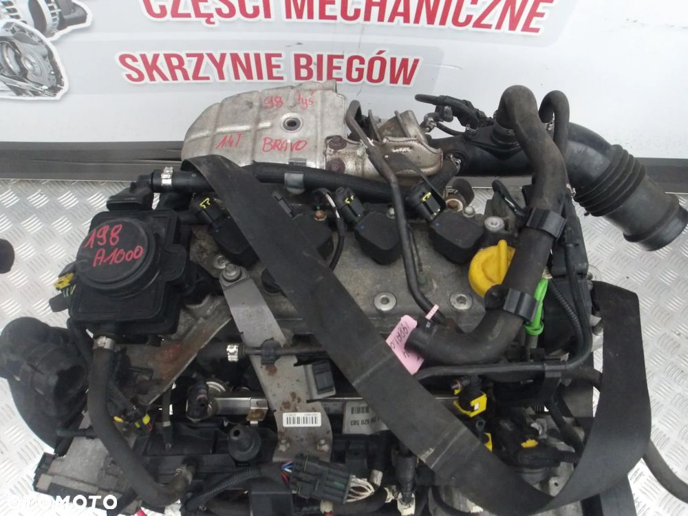 SILNIK KOMPLETNY FIAT BRAVO 1.4 T-JET 198A1000 98 TYS - 2