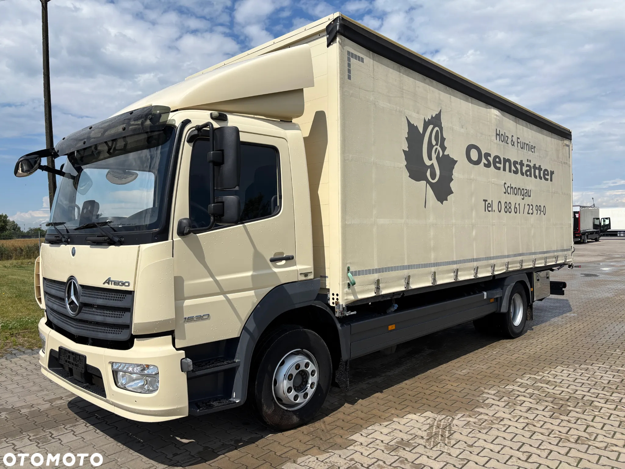 Mercedes-Benz ATEGO 1530 15 T DMC , firanka , możliwość windy, z Niemiec, klimatyzacja - 26