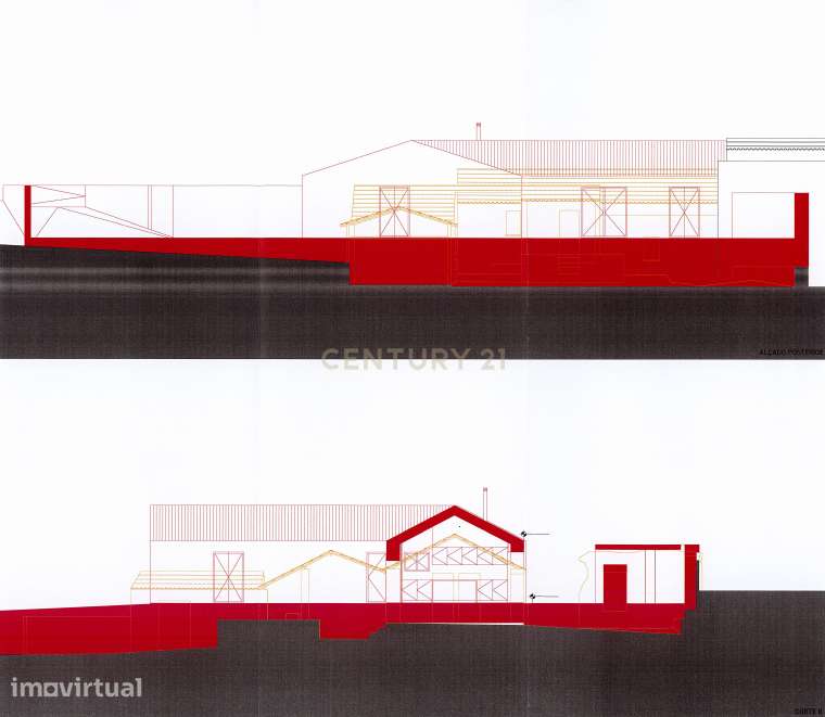Projeto Aprovado de Reconstrução de Moradia a 5 Minutos de Pombal - Grande imagem: 3/4