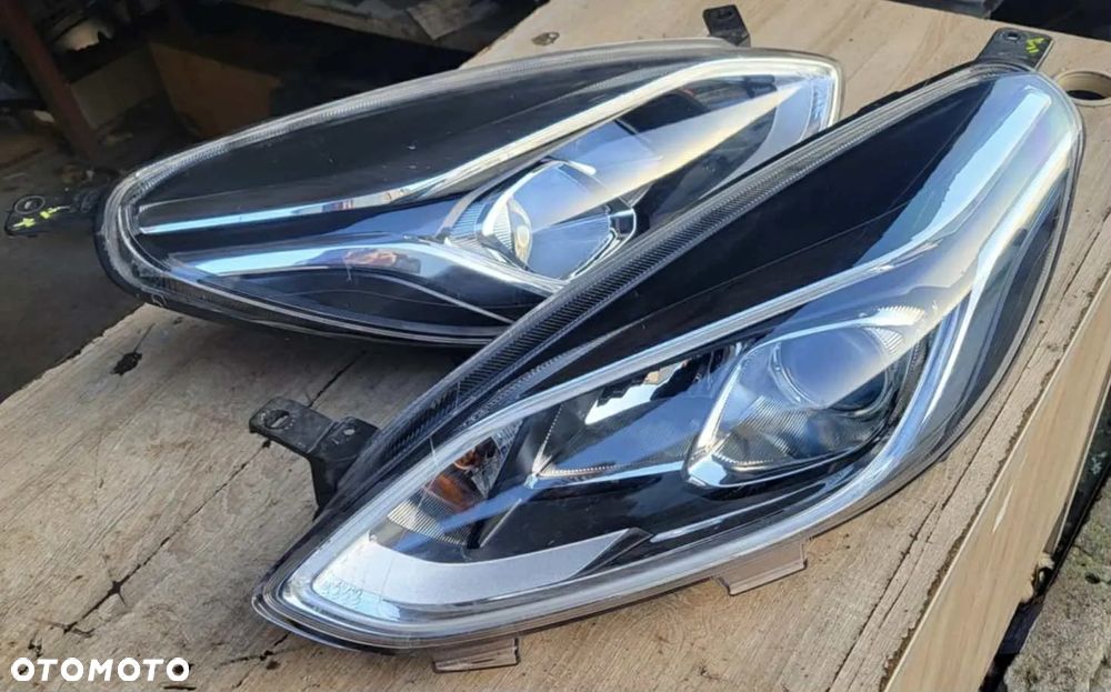 Ford Fiesta Mk8 17r- lampy lampa reflektor soczewki, zwykłe, full led maska lampy pas błotniki - 2