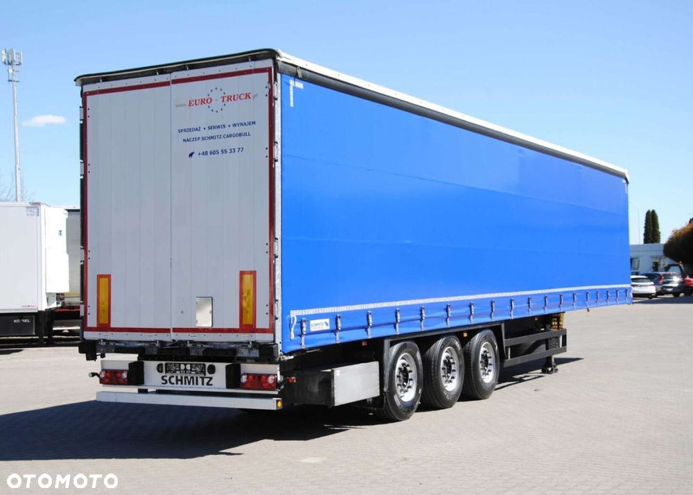 Schmitz Cargobull SCS kurtyna, podnoszona oś - 4
